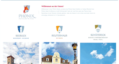 Desktop Screenshot of phoenix-hotels.de